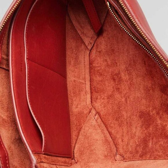 Celine Dark Claycourt Smooth Leather Trifold Clutch Bag - Picture 9 of 12